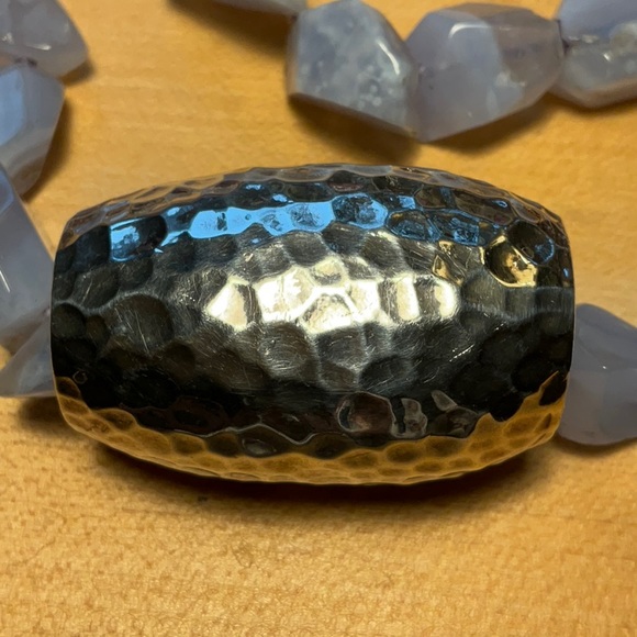 Agate and 925 Sterling silver necklace - Picture 8 of 8